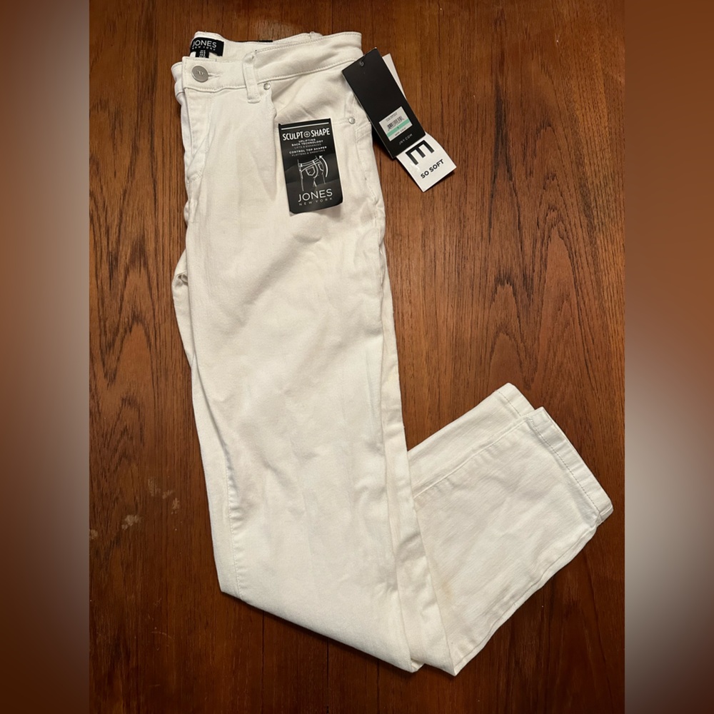NWT! Jones NY Mid-Rise Skinny Ankle Jeans size 8 Inseam 29"